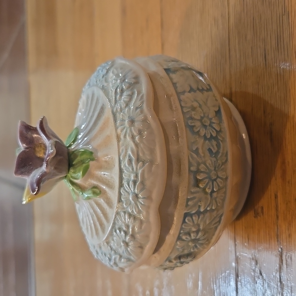 VTG Rossini Floral Trinket Box